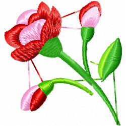 Flowers Embroidery Design 4 Flowers Embroidery Design 4